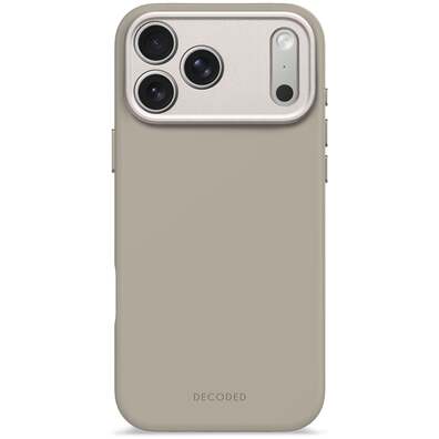 Decoded Silicone Case Etui Silikonowe do iPhone 17 Pro Max, Kompatybilne z MagSafe (Soft Taupe)