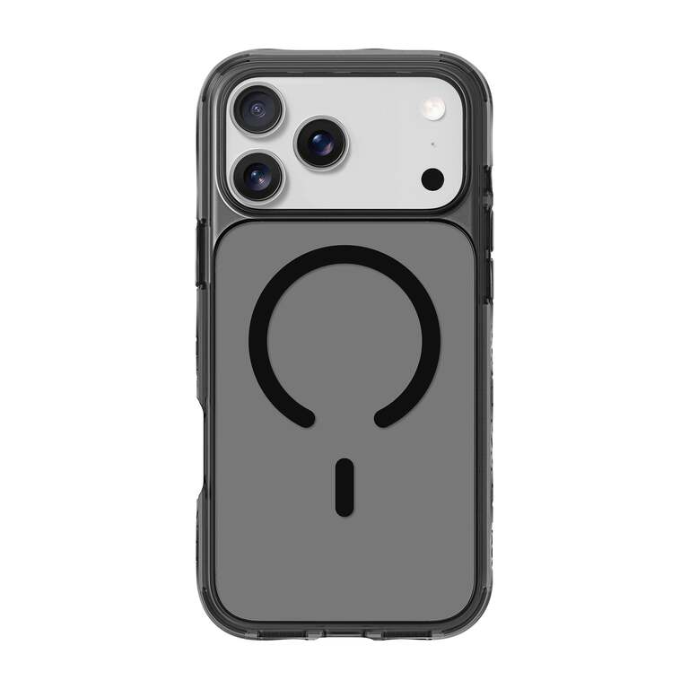 LAUT Crystal Matter X Case Etui Pancerne do iPhone 17 Pro, Kompatybilne z MagSafe (Black Crystal)