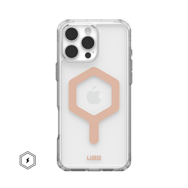 UAG Plyo Case Etui Pancerne do iPhone 16 Pro Max, Kompatybilne z MagSafe (Ice / Rose Gold)