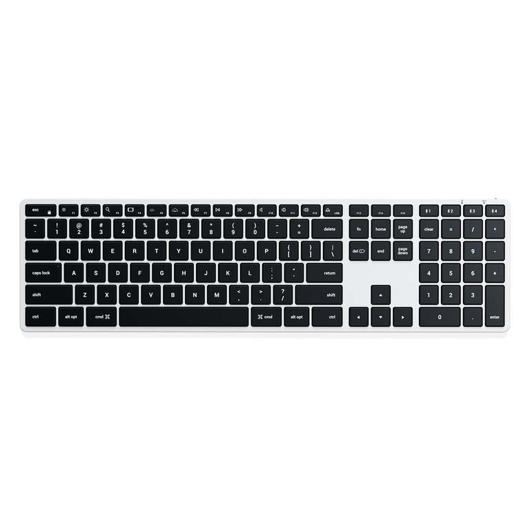 Satechi X3 Slim Klawiatura Bezprzewodowa z Układem Numerycznym (Silver)