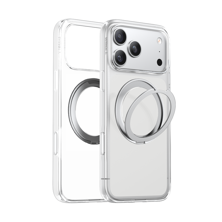 TORRAS Ostand Pro Case Etui Ochronne do iPhone 17 Pro, Kompatybilne z MagSafe (Clear)