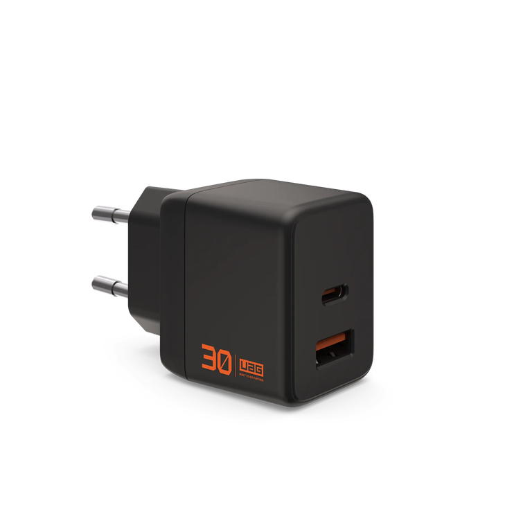 UAG SRGE Charger Ładowarka Sieciowa USB-C, USB-A 30W (Black)