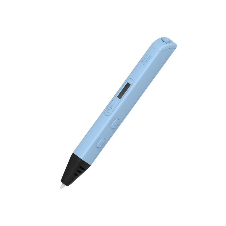 myFirst 3dPen Artist Długopis 3D z Wyświetlaczem, Zawiera 6 Kolorowych Wkładów PLA (Blue)
