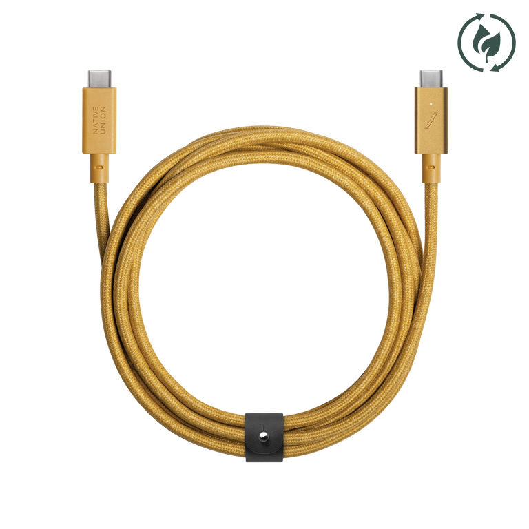 Native Union Belt Cable Pro Kabel USB-C na USB-C 240W 2.4m (Kraft)