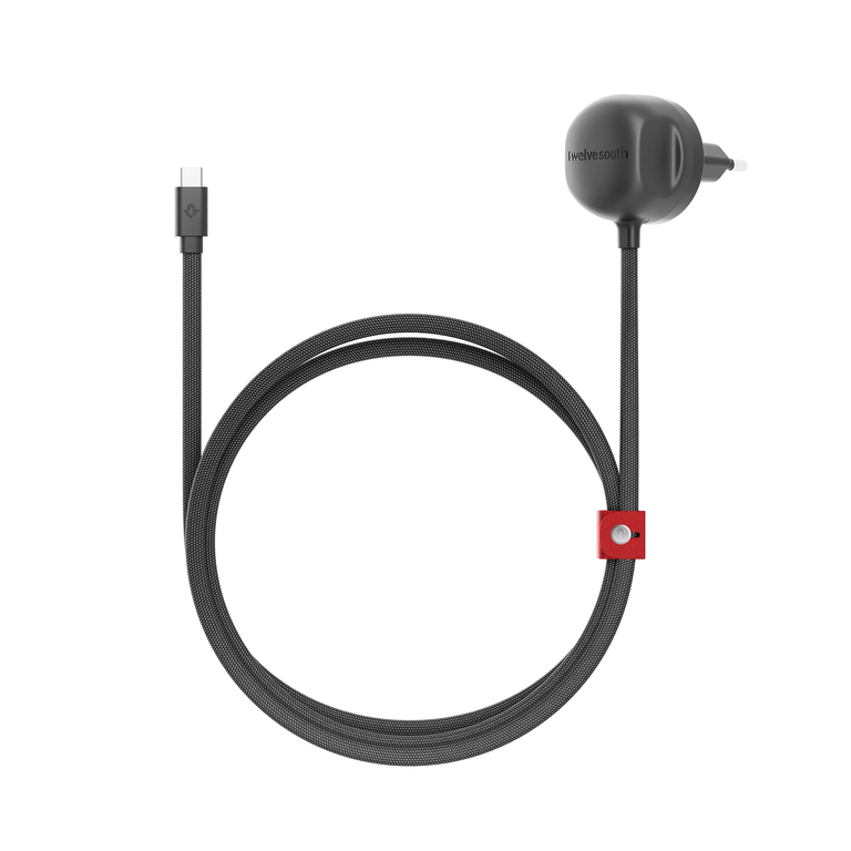 Twelve South PowerCord Ładowarka Sieciowa 30W z Kablem USB-C 1.2m (Slate)