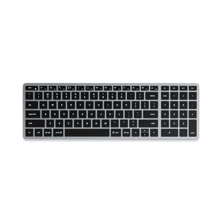 Satechi X2 Slim Klawiatura Bezprzewodowa z Układem Numerycznym (Space Gray)