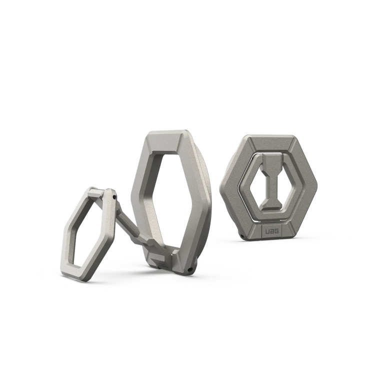 UAG Ring Stand Magnetyczna Podstawka do Telefonu, Kompatybilne z MagSafe (Titanium)