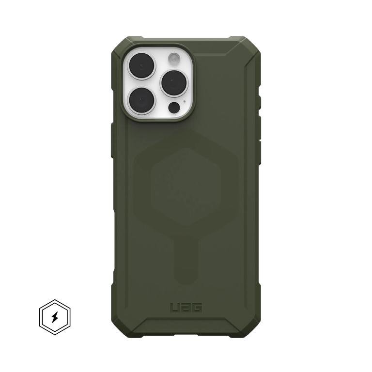 UAG Essential Armor Case Etui Pancerne do iPhone 16 Pro Max, Kompatybilne z MagSafe (Olive)