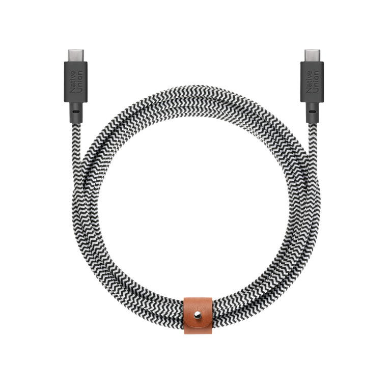 Native Union Belt Cable XL Kabel USB-C na USB-C 100W 3m (Zebra)