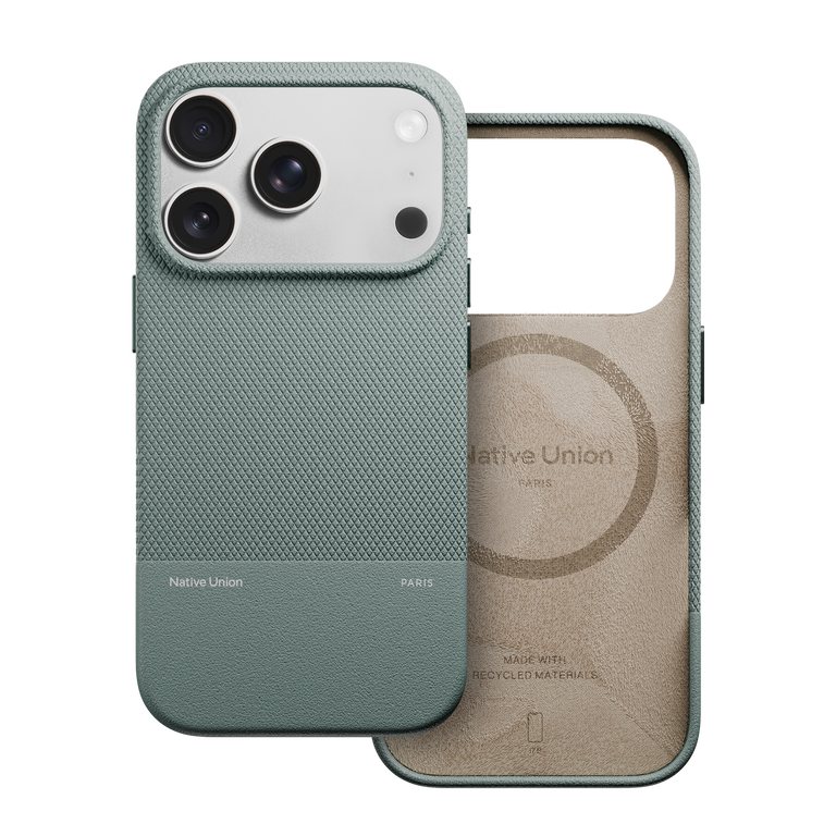 Native Union (Re)Classic Case Etui Ochronne do iPhone 17 Pro, Kompatybilne z MagSafe (Slate Green)