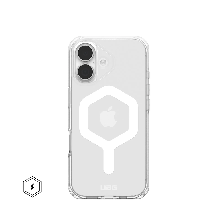 UAG Plyo Case Etui Pancerne do iPhone 17, Kompatybilne z MagSafe (Ice / White)