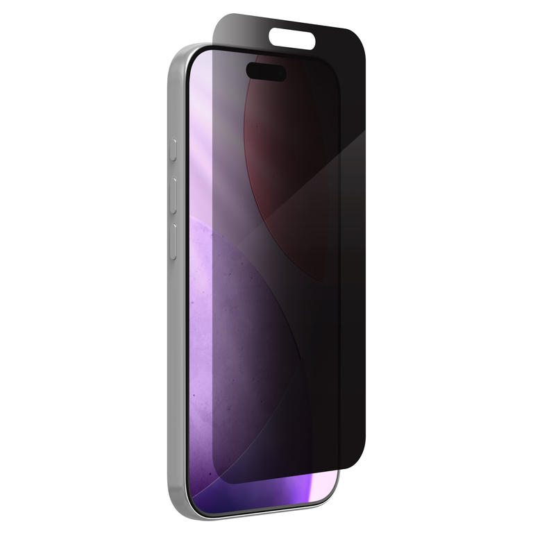 ZAGG Glass Elite Privacy Szkło Prywatyzujące na Ekran do iPhone 17 Pro