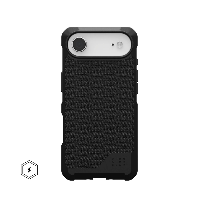UAG Metropolis LT Kevlar® Case Etui Pancerne do iPhone Air, Kompatybilne z MagSafe (Kevlar Black)
