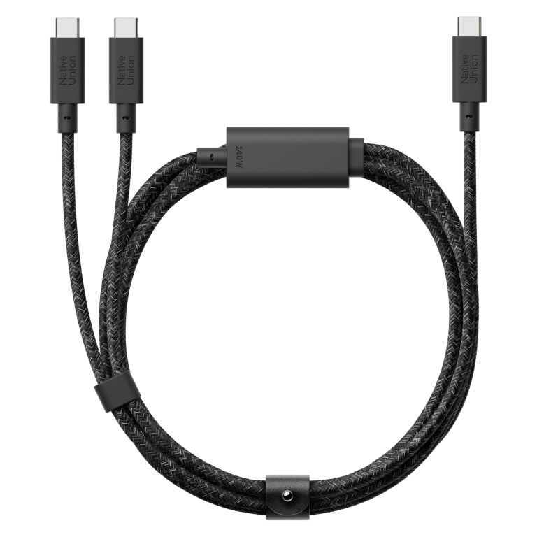 Native Union Belt Cable 2-in-1 Kabel USB-C na 2x USB-C 140W 2m (Cosmos)