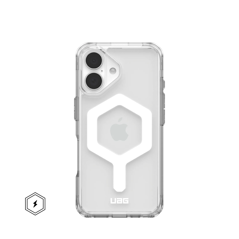 UAG Plyo Case Etui Pancerne do iPhone 16, Kompatybilne z MagSafe (Ice / White)