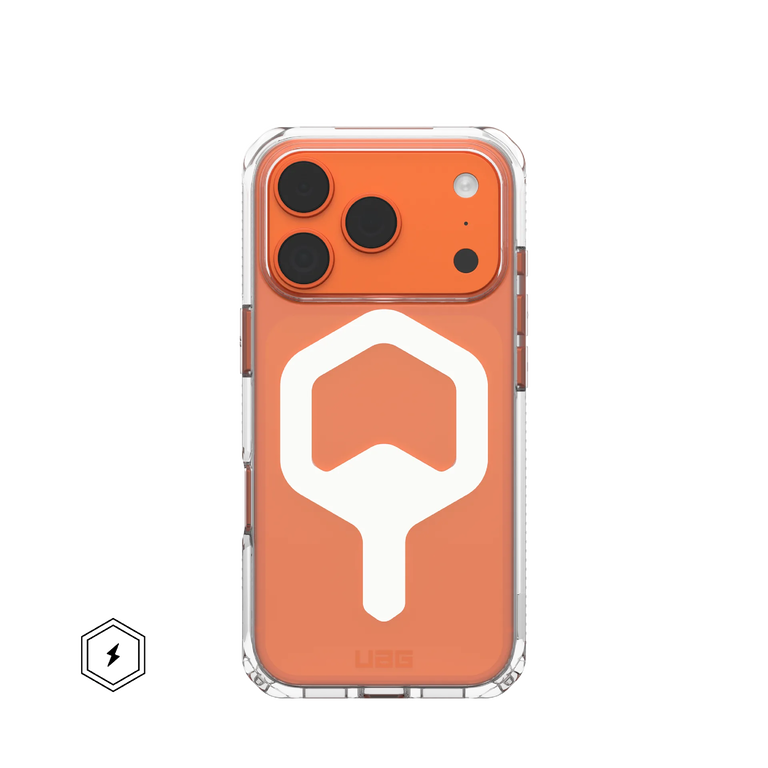 UAG Plyo Case Etui Pancerne do iPhone 17 Pro, Kompatybilne z MagSafe (Ice / White)