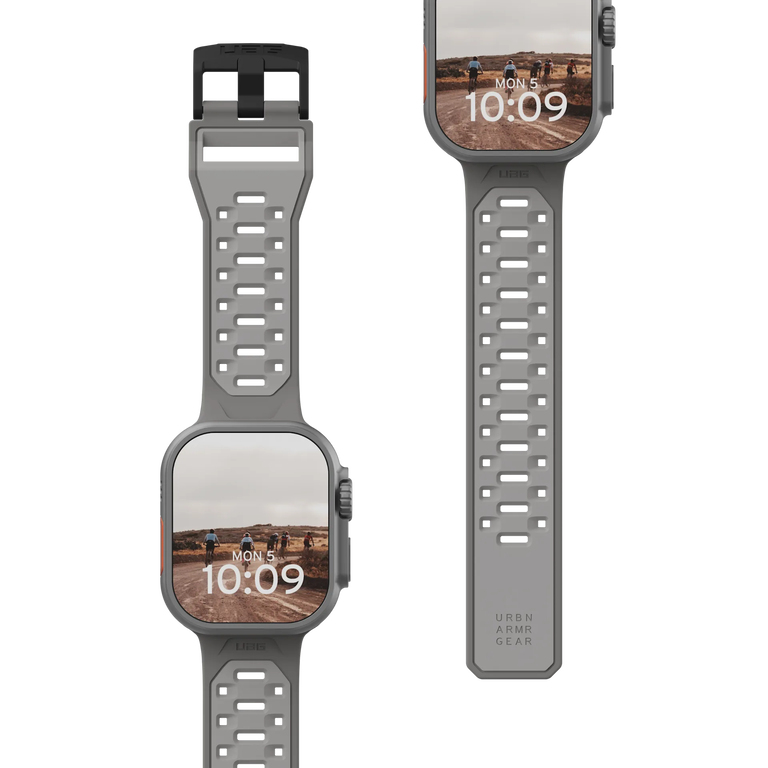 UAG Civilian Strap Pasek Silikonowy do Apple Watch Ultra 3 / Ultra 2 / Ultra 1 (49mm), 11 / 10 (46 mm), 9 / 8 / 7 (45mm) oraz SE 3 / SE 2 / SE / 6 / 5 / 4 (44mm) (Titanium)