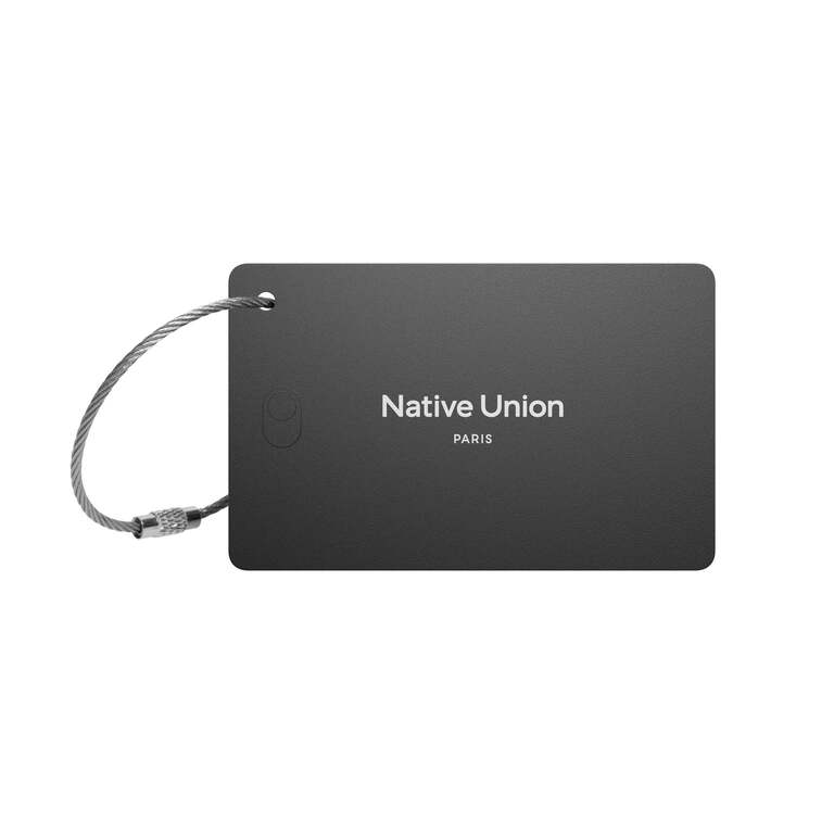 Native Union Find It Card Karta Lokalizująca Portfel, Kompatybilne z Apple Find My (Black)