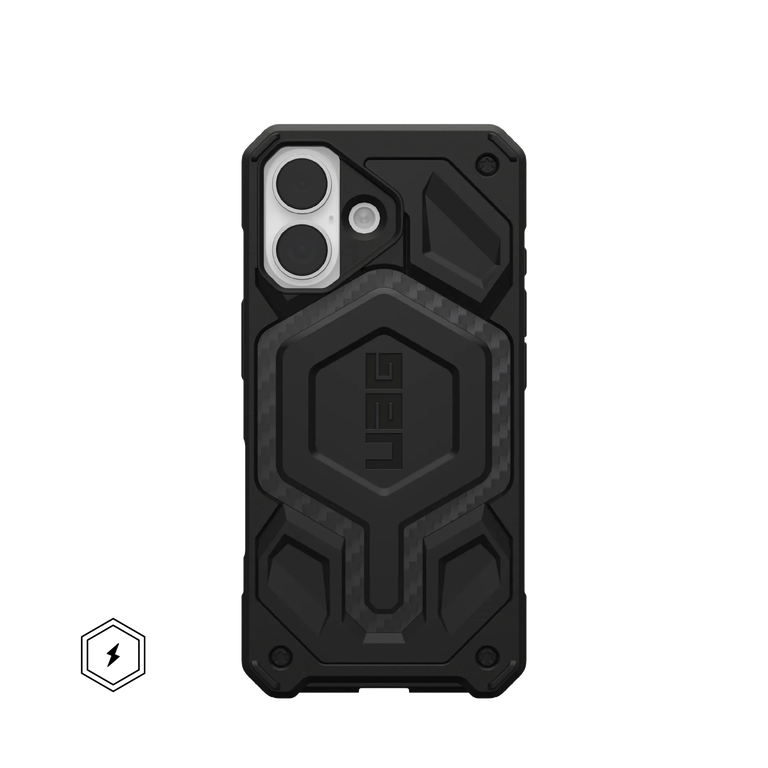 UAG Monarch Pro Case Etui Pancerne do iPhone 17, Kompatybilne z MagSafe (Carbon Fiber)