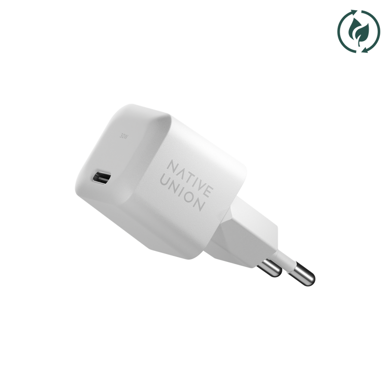 Native Union Fast GaN Charger Ładowarka Sieciowa USB-C 30W (White)