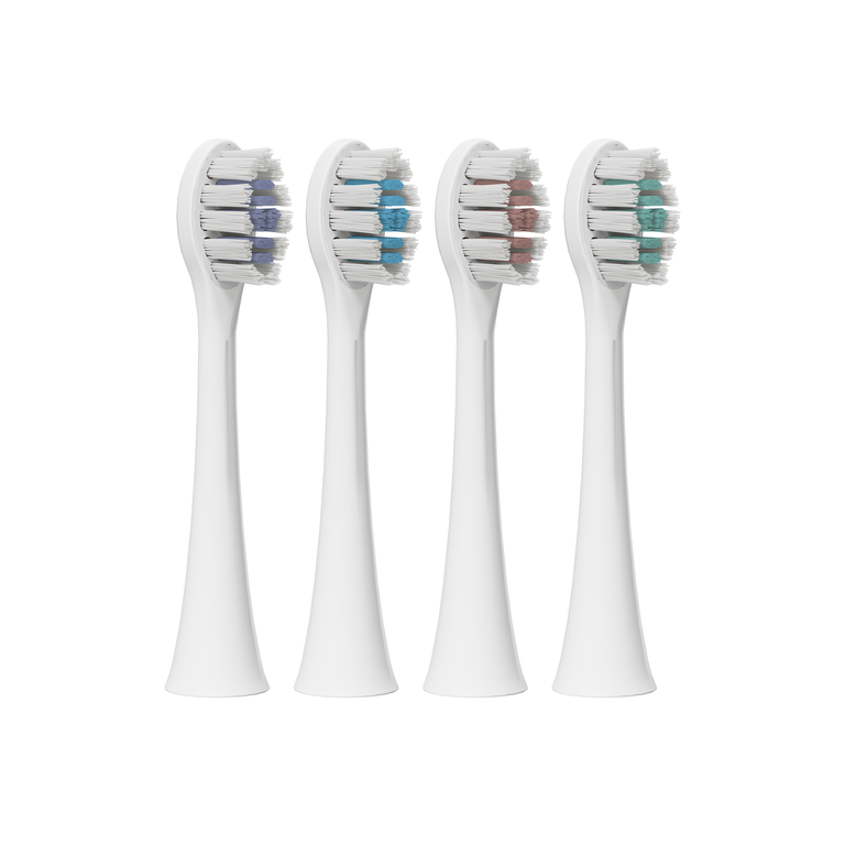 Be Lucent Prism Refill 4 Multicolor Toothbrush Heads Wymienne Końcówki do Szczoteczki Prism (4 Sztuki) (Multicolor)