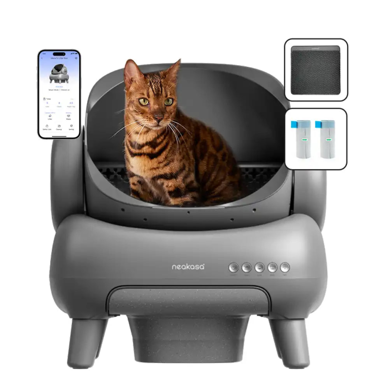 Neakasa M1 Automatyczna Samoczyszcząca Smart Kuweta dla Kota (Gray)