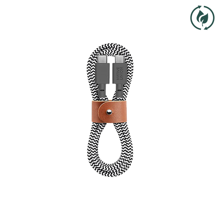 Native Union Belt Cable Kabel USB-C na USB-C 1.2m (Zebra)