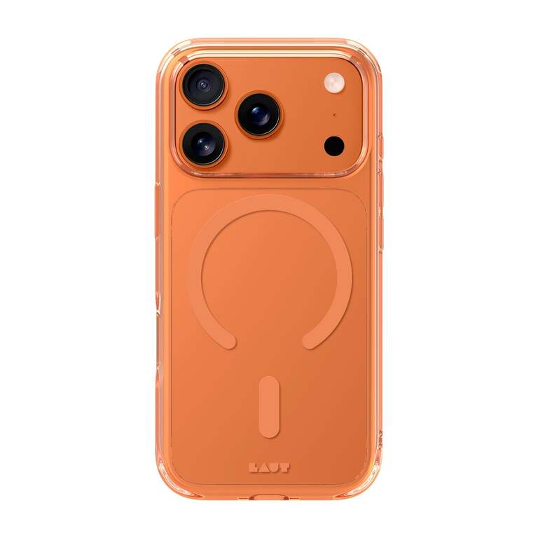 LAUT Crystal Fluro Case Etui Ochronne do iPhone 17 Pro, Kompatybilne z MagSafe (Clear Bronze)