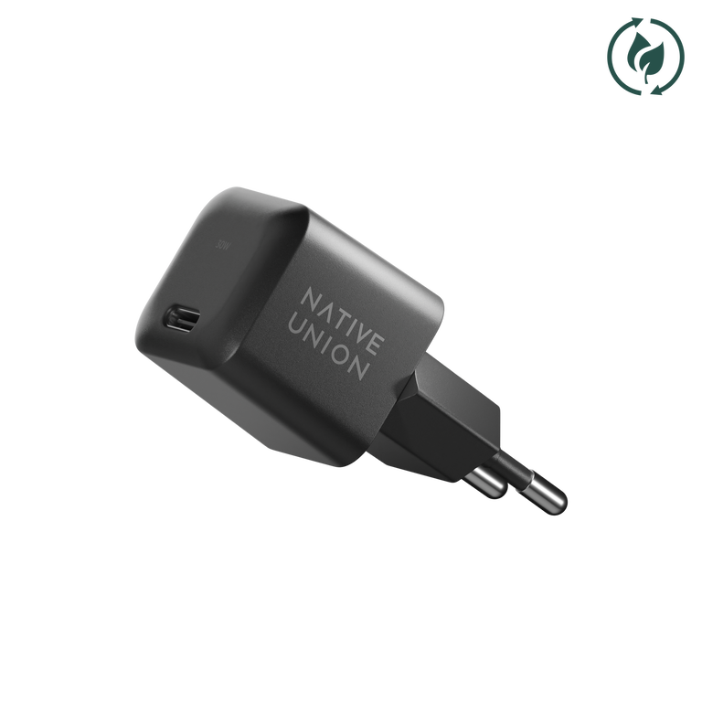 Native Union Fast GaN Charger Ładowarka Sieciowa USB-C 30W (Black)