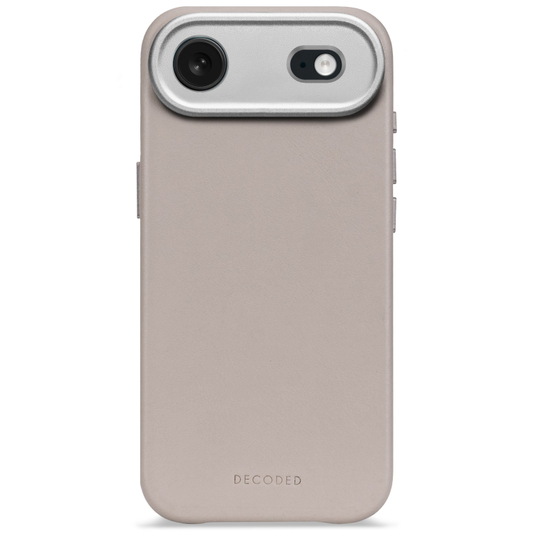 Decoded Leather Case Etui Skórzane do iPhone Air, Kompatybilne z MagSafe (Solid Clay)
