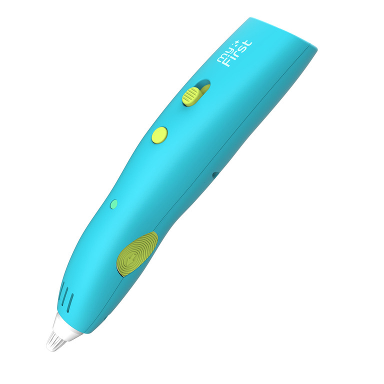myFirst 3dPen Make Długopis 3D,  Zawiera 9 Kolorowych Wkładów PCL (Blue)