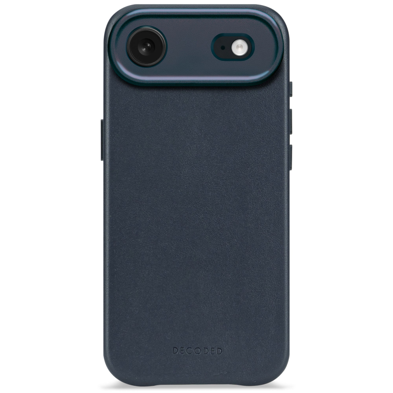 Decoded Leather Case Etui Skórzane do iPhone Air, Kompatybilne z MagSafe (Navy Shadow)